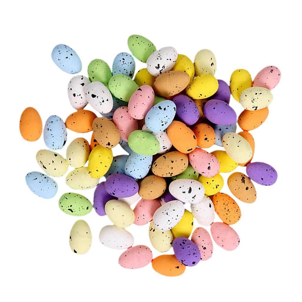 100 Mini Uova Di Pasqua In Polistirolo Colorate – Decora Cesti, Ghirlande E Tavole Con Allegria Primaverile