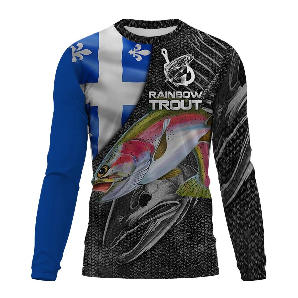 

Мужская рубашка для рыбалки с защитой от ультрафиолета, круглый вырез, UPF50+ Мужская рубашка с длинным рукавом для рыбалки/Летняя спортивная мужская одежда на открытом воздухе 6XL