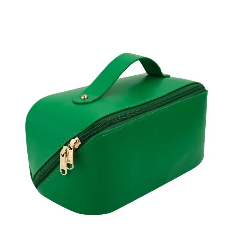 Women PU Cosmetic Bag Multifunctional Waterproof Large-capacity Tote Toiletry Storage Bag Wash Makeup Organizer Pouch