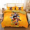 2D Print Anime Dragon Ball Super Saiyan Son Goku Duvet Cover Bedding Set Double Twin For Kids Bedclothes Quilt Cover Gi