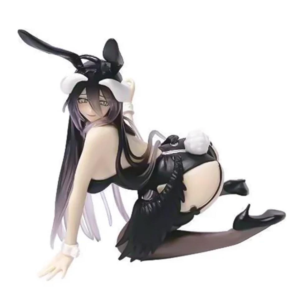 

13 см Аниме Фигурка Альбедо Девушка-Кролик Стоящая на коленях Аниме Модель Игрушки Подарки Коллекция Украшения Орнаменты ПВХ