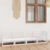 Day and Night - Day and Night 4 Seater Garden Sofa White Solid Pine Wood