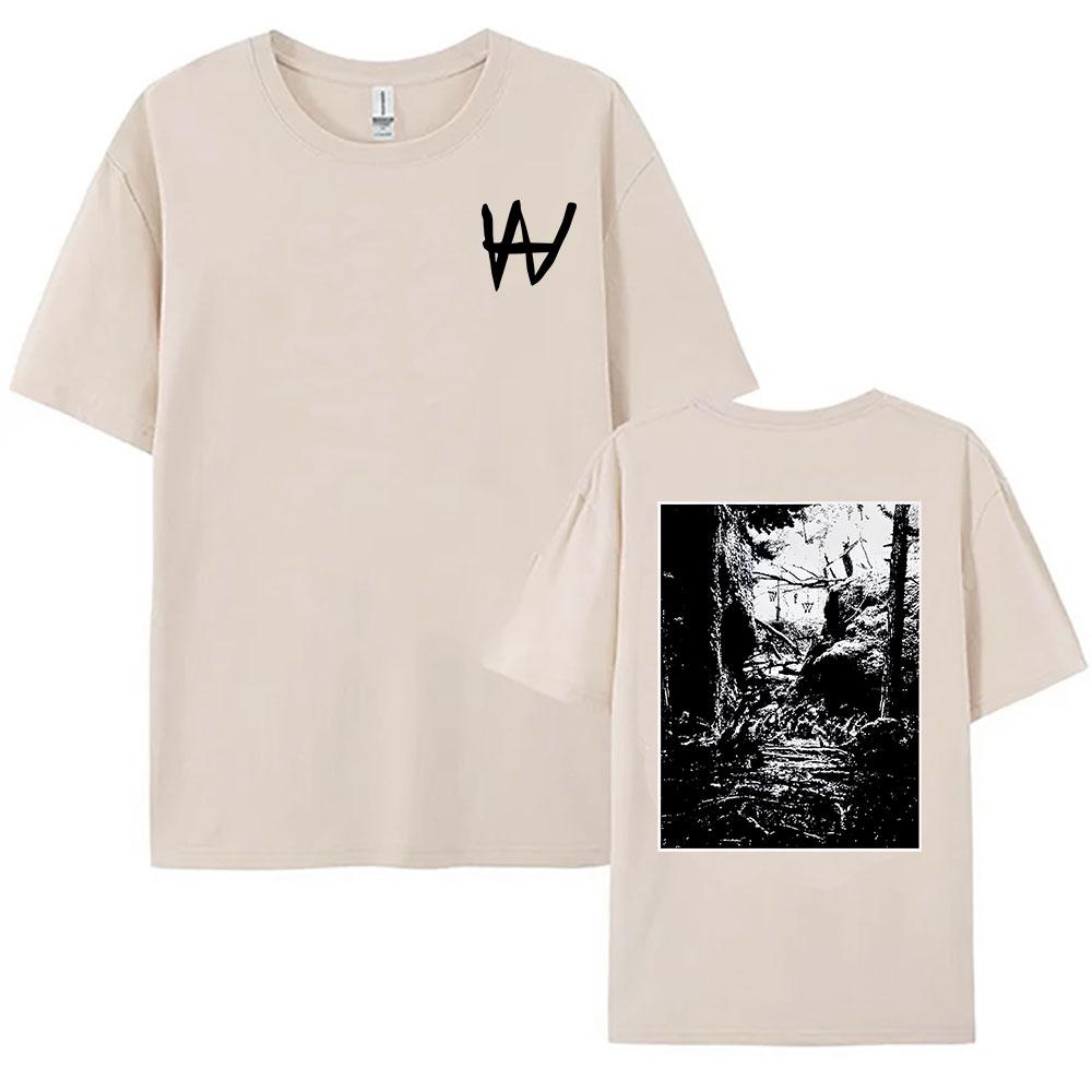 Alan Wake 2 Koszulka z nadrukiem Koszulki bawełniane z krótkim rękawem Streetwear Unisex Luźny codzienny T-shirt z okrągłym dekoltem Góra