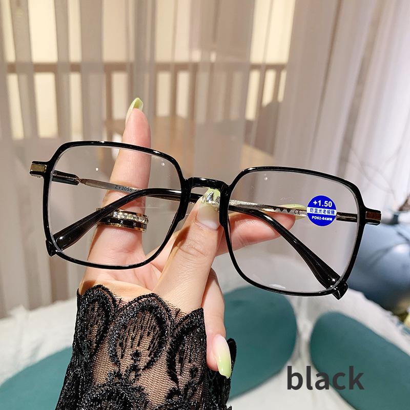 

Женские роскошные очки для чтения, винтажные HD Vision, блокирующие синий свет, женские новые модные прозрачные очки для дальнозоркости, пресбиопии +2.5