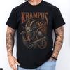 Krampus Christmas T-Shirt: Dark Folklore Holiday Shirt, Pagan Apparel and Gothic Fashion