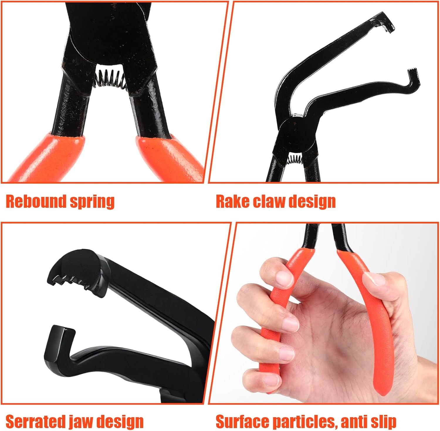 

5-Piece Electrical Disconnect & Connector Pliers Set with Terminal Remover for Car Truck Repair United States