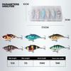 6pcs VIB Lures 7cm 17g Long Casting Sinking Wobbler Swimbait Artificial Bait for Saltwater Fishing