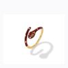 VENTFILLE 925 Sterling Silver Irregular Design Wave Golden Stackable Finger Rings Trendy Adjustable For Women Gifts Dropshipping