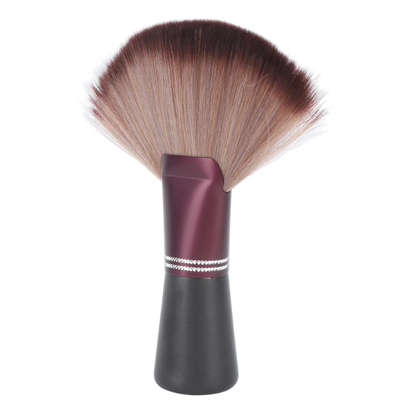 

Кисть-сметка для шеи Мягкая нейлоновая кисть для очищения лица Расческа для волос Портативная кисть для стрижки волос для ванной комнаты Парикмахерская Салон