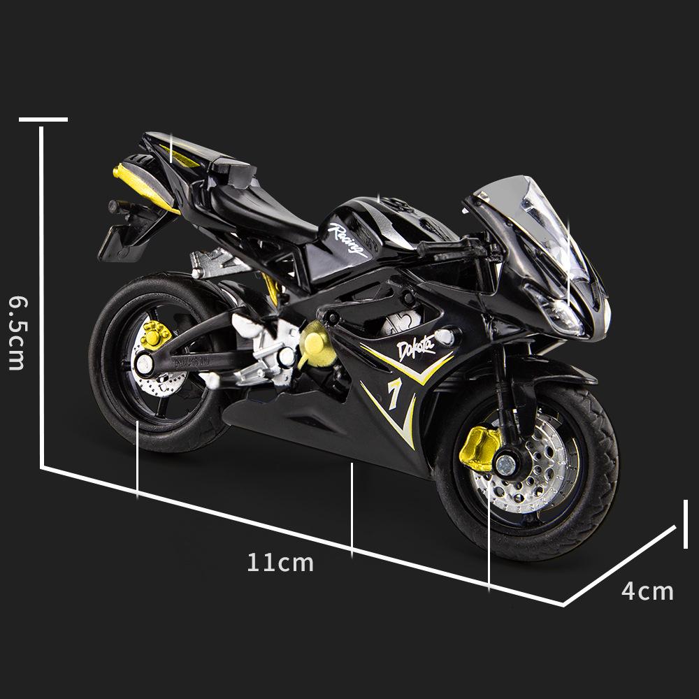 1/18 Scale Devil Diecast Motorcycle Model Toy for Kids Toddler Boys Girls Gift Collection