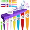 9pcs 11.5cm Plastic Kazoo Ancient Classic Vocal Wind Instruments Music Production Background Music Speaker Party Sounding Props