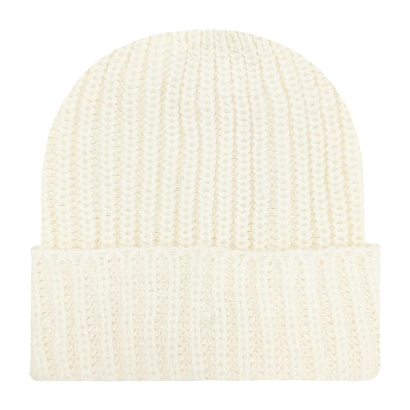 Striped Knitted Womens Beanie Thickened Warm Coldresistant Snowfield Winter