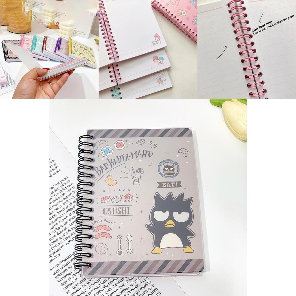 Kuromi A6 Terminbuch Notizbuch Sanrio Büro Notizblock Mit Spiralbindung Liniert