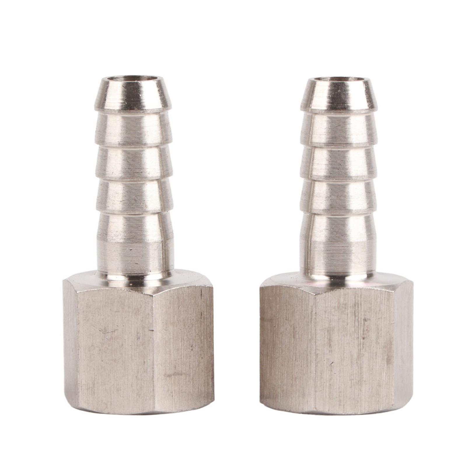 2 STKS 3/8 inch BSPP Vrouwelijke Schroefdraad Connector Barb Koppeling Pneumatische Snelkoppeling Connector(3Celsius8in-6mm )