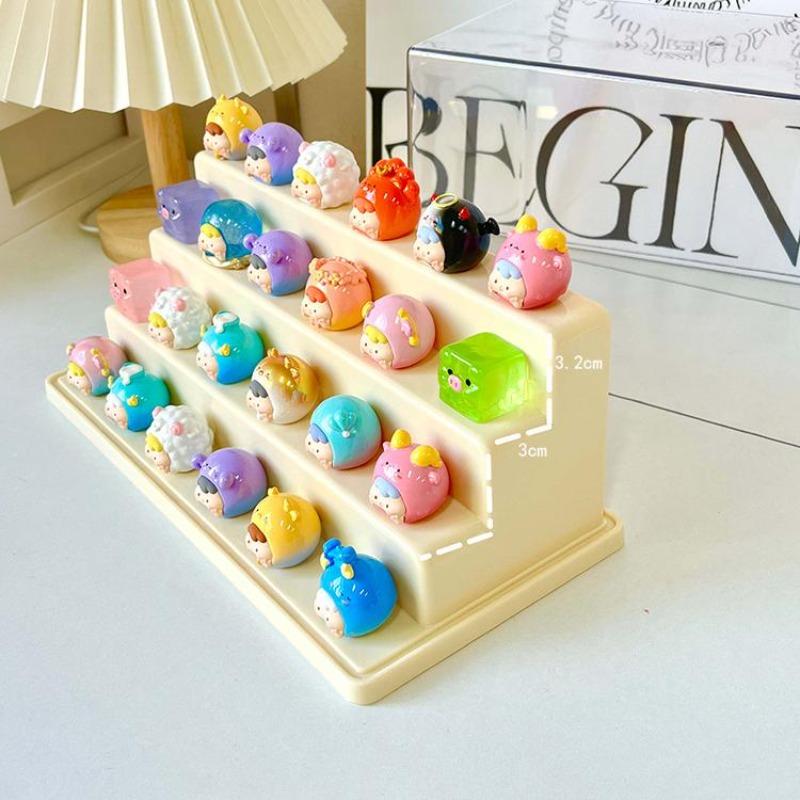 Clear Acrylic Display Case Dustproof Storage Organizer Box for Collectibles Figures Miniatures and Toy with Transparent Showcase