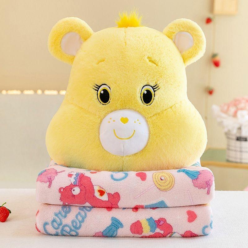 Adorable Animal Plush Bear Hand Warmer With Soft Blanket And Supportive Pillow Design