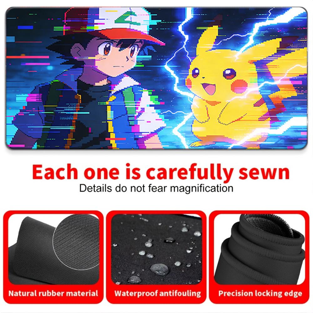 Pokemon Feraligatr Large Gaming Mouse Pad NonSlip Rubber Desk Mat 30x80x0.2cm