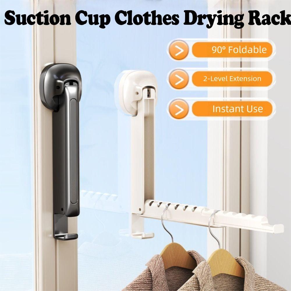Multifunctional FoldableClothes Drying Rack Space-Saving Window Drying Rack  Hotel