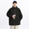 Spring and Autumn New Men's Korean Style Solid Color Light Plate Hooded Jacket Jacket Trendy Couple Jacket