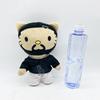 24cm Hello Cat Drake Plüschtier mit schwarzem Freizeitanzug Plüschtierfigur Stofftiere Niedliches Jungen Mädchen Geburtstagsgeschenk