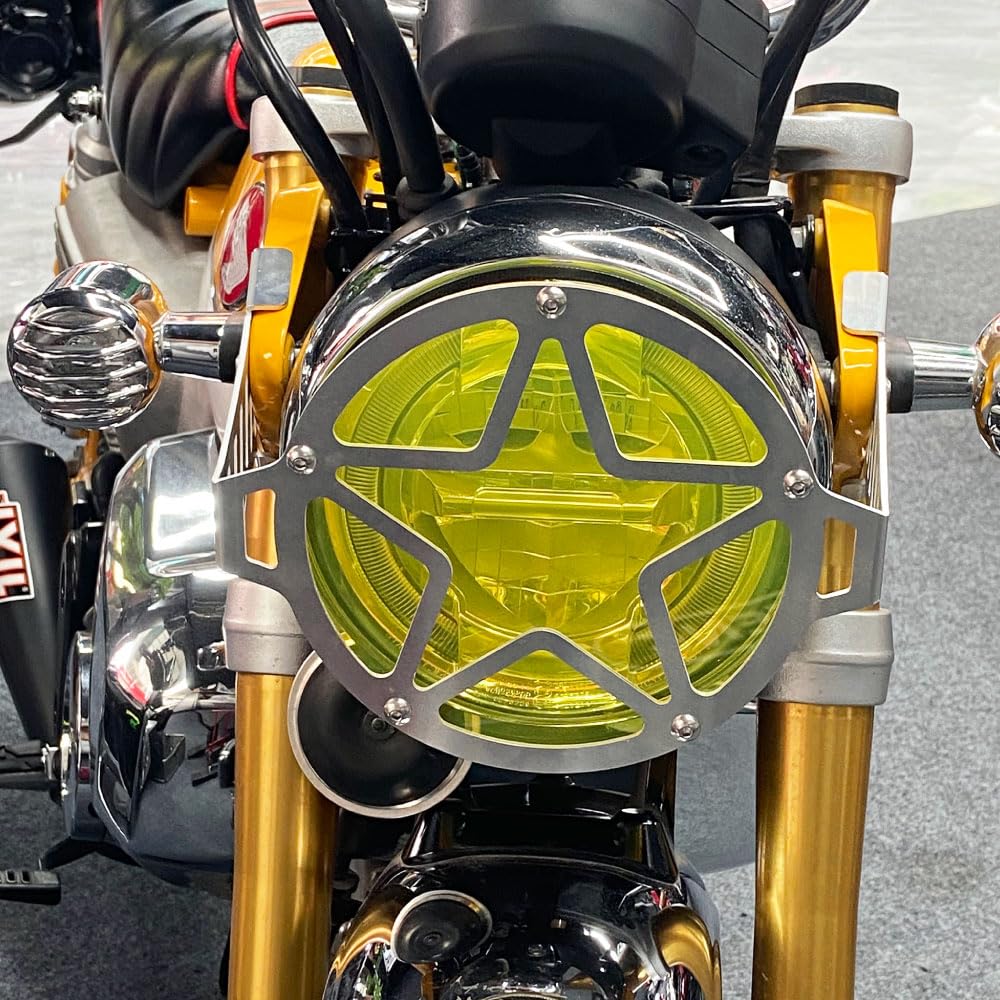 Mr. Quick Headlight Guard (Yellow) for Honda Monkey 125/DAX125