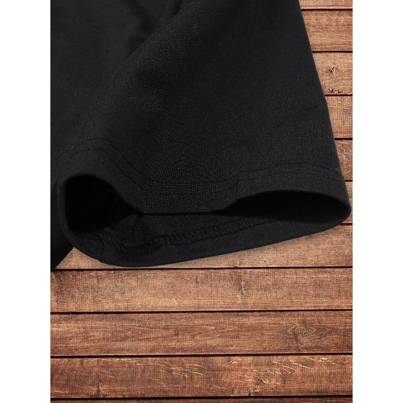 European Size Sunflower and Butterfly Printed T-shirt, Round-neck Short-sleeved T-shirt, Fashionable Style, Patterned Printed Round-neck T-shirt