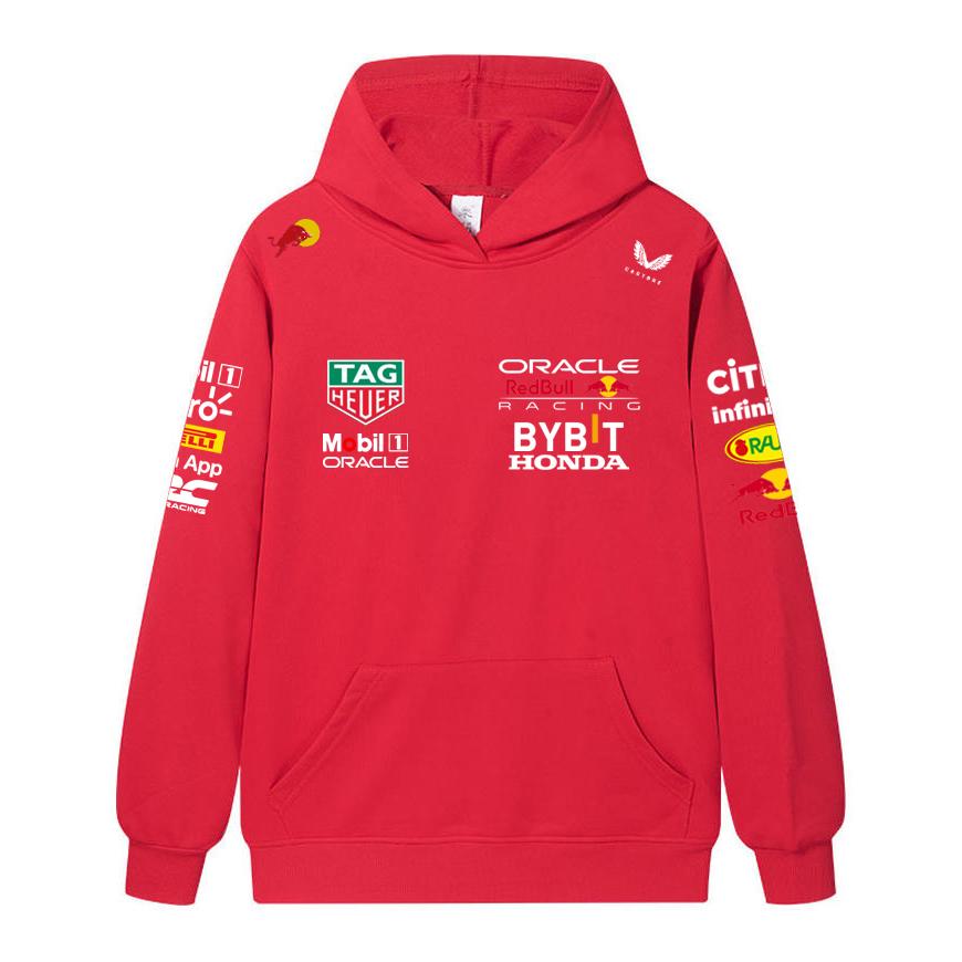 F1 Rennanzug, Red Bull Verstappen Team Uniform, Frühjahrs- und Herbst-Hoodie