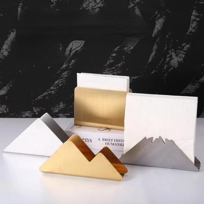 Stainless Steel Modern Napkin Holder Aesthetic Handkerchief Box Modern Luxury Tissue Box Handkerchief Box Desktop Home Decor