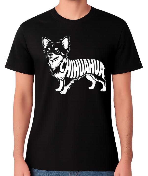 Chihuahua Dog Breed Minimal Line Art Pet Lover Unisex T-Shirt Cute Dog Tee S