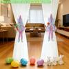 Easter Curtain Tassel Decorations Face-less Easter Bunny Spring Scene Arrangement Party Holiday Decorations