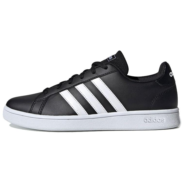 Adidas Womens Grand Court Base 'Black White' (women's sizes) Core Black / Cloud White / Core Black Skateboard Shoes EE7482