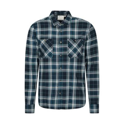 Mens Maine Flannel Long-Sleeved Shirt