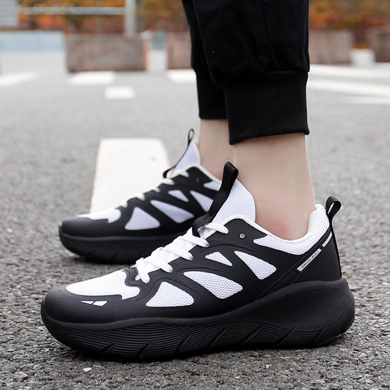 Professional racing running shoes marathon soft-soled mesh men's and women's lightweight breathable shock-absorbing versatile sports shoes