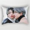 Bangtan Boys Kpop Bts Print Pillowcase Cover Bed Seat Square Pillow Home Cover