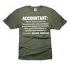 Mens Accountant T-shirt Accountant Definition Tee Accounting Gifts for Him Her Unisex T-Shirt