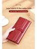 Women's Large Capacity Soft Leather Wallet with Multi-Card Holder