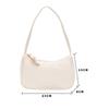 Underarm Style Retro Forearm Bag Minimalist Design PU Leather Bag Single Shoulder Bag  Female Use