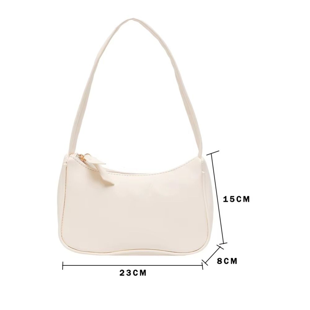Underarm Style Retro Forearm Bag Minimalist Design PU Leather Bag Single Shoulder Bag  Female Use