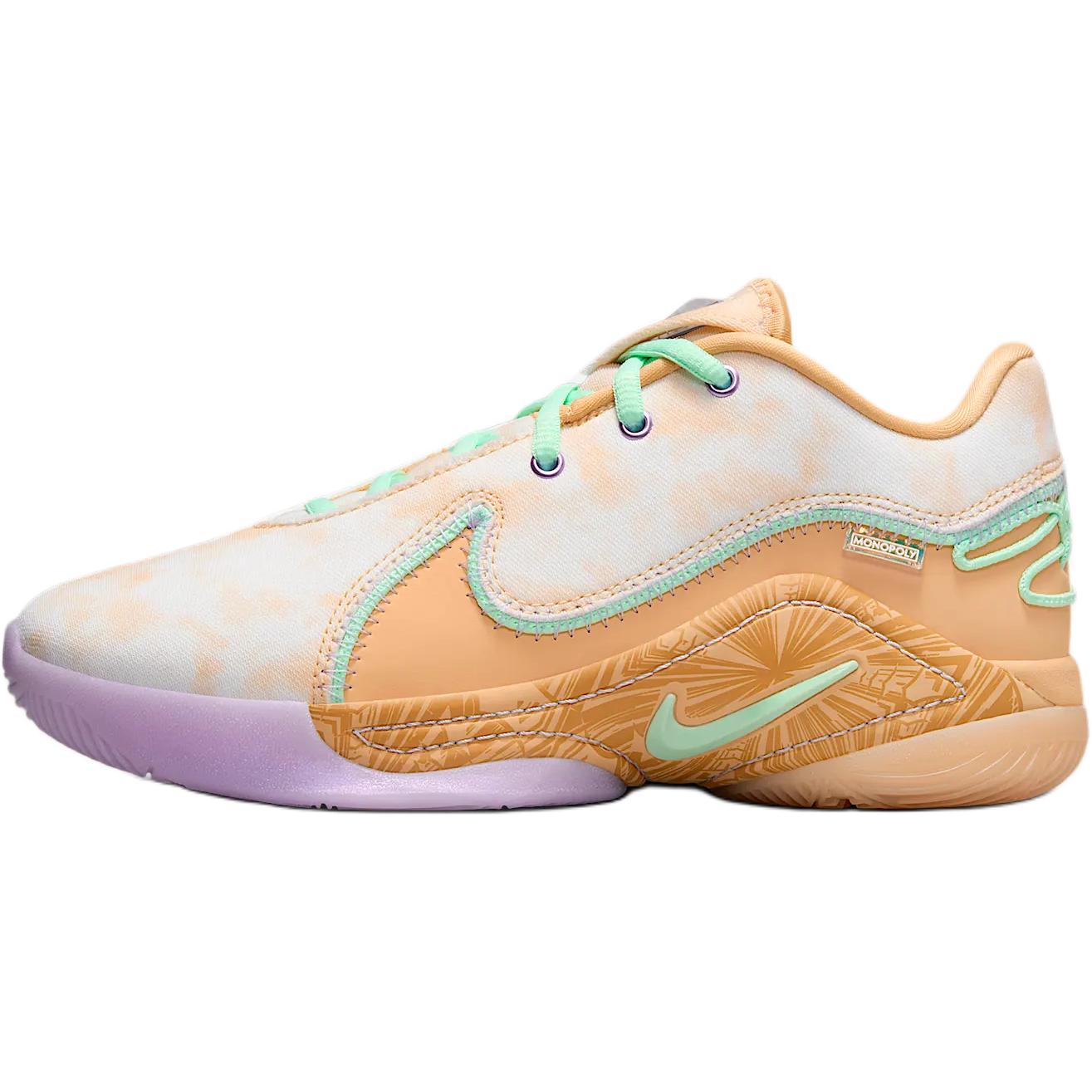 

Monopoly x Nike LeBron 22 GS All-Star Детские кроссовки Коричневый Небесно-золотой Ледниково-голубой HV8615-200 36.5