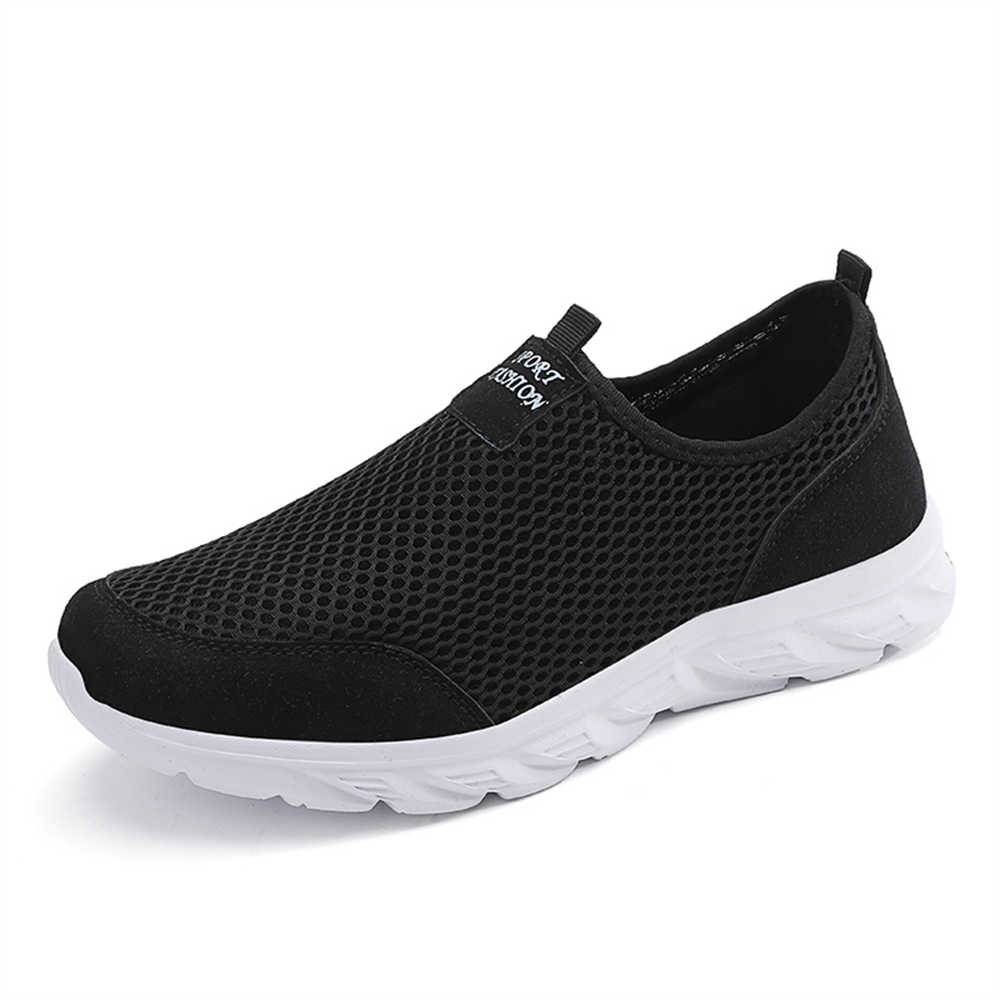 Black Anti Slip Men's Spring Autumn Boots Casual Sneakers Blue Black Sports Shoes Wide Foot Expensive Racing Tennes Sport