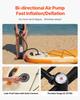 VEVOR Inflatable Stand Up Paddle Board, 3.05m x 84cm x 15cm Wide Ultra-Light SUP Paddleboard, All Accessories Included, Pump, Paddle, Fin, Backpack
