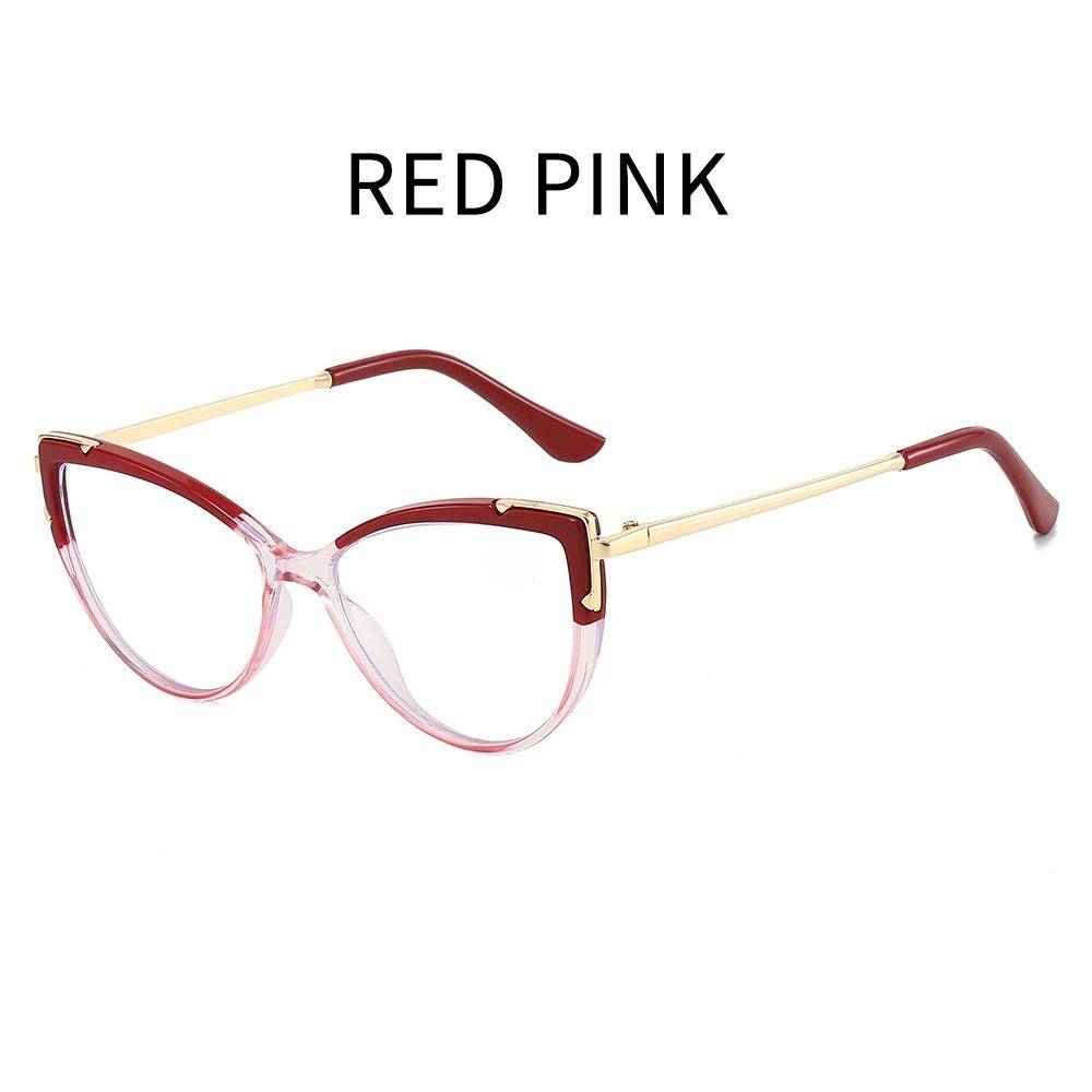 Neue Vintage Cat Eye Lesebrille Unisex Ultraleichter Metallrahmen Blaulichtfilter Presbyopie Brille Damen Beliebte Brillen