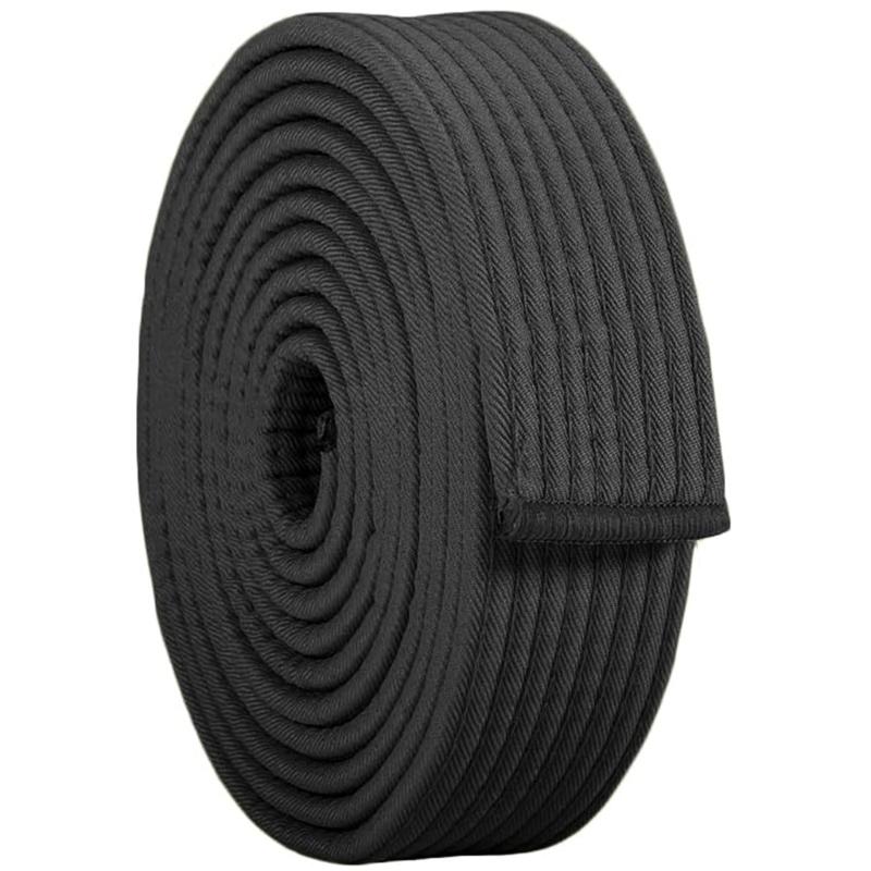 

Professional Martials Art Belt Black White Durability Polyester Fabric Taekwondo Belt for Combat Sports Workouts