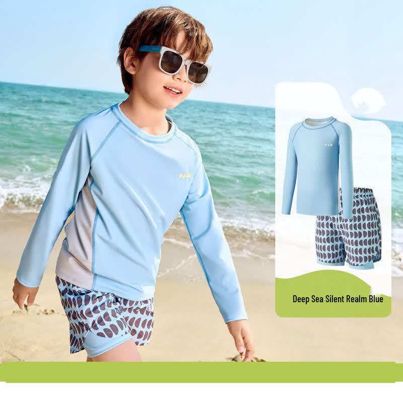 Lemon Baby Kids Quick-Dry Sun-Protective Split Swimsuit