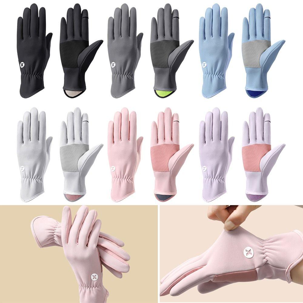 

Красочные перчатки с полным пальцем сохраняют тепло, перчатки для верховой езды, теплые женские перчатки, товары для спорта на открытом воздухе фиолетовый