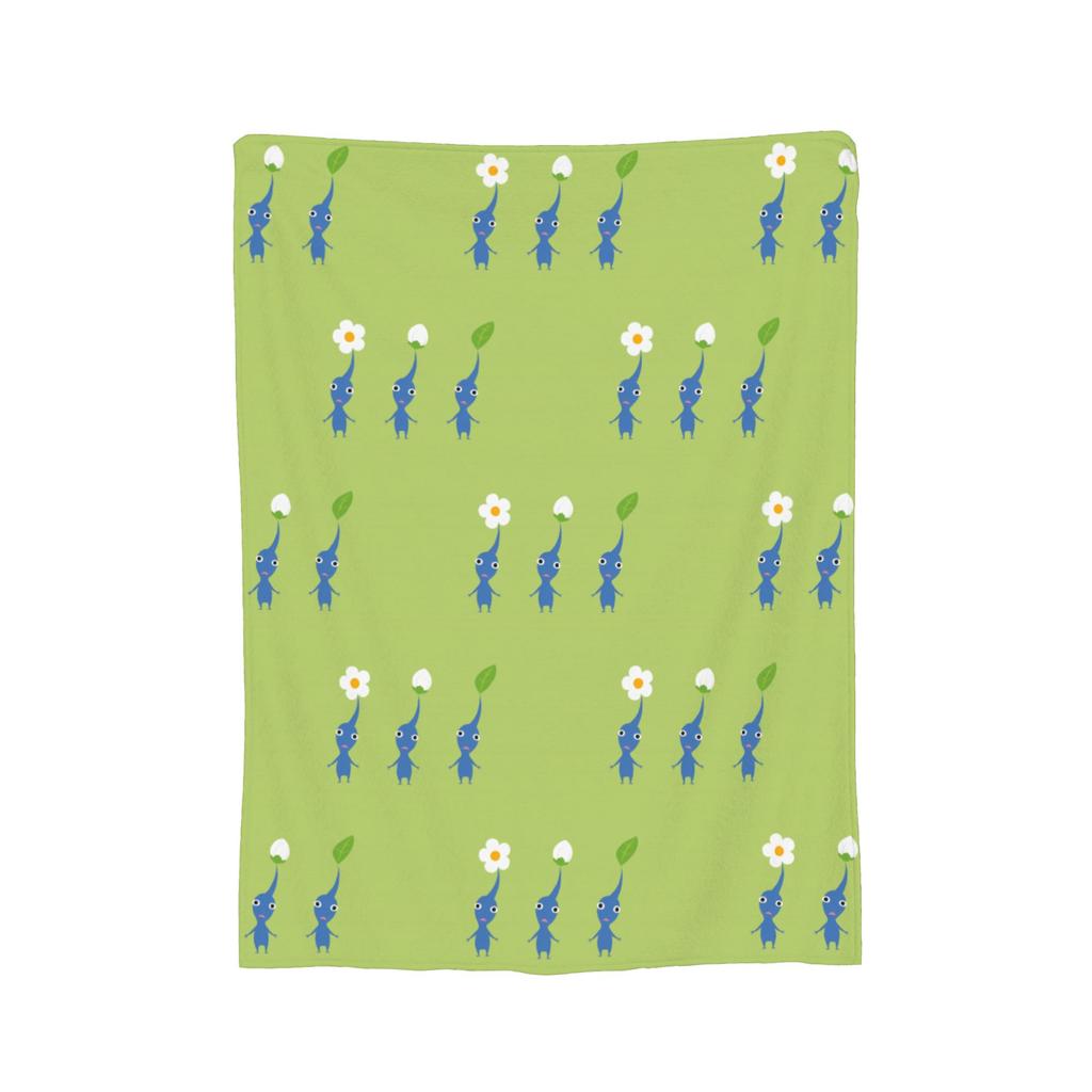 Game Cartoon Cute Pikmin Blanket Fleece All Season  Breathable Super Soft Throw Blanket for Sofa Travel Bedding Throws
