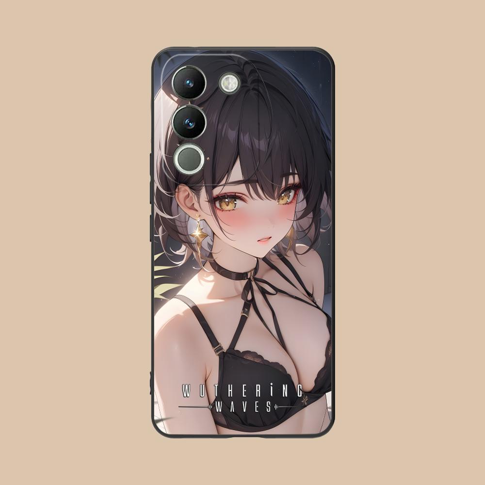 Wuthering Waves Rover Matte TPU Mobile Phone Case for VIVO V60 V50 V40 V30 V29 V27 V25 V23 Pro Lite 5G Colorful Printing Cover