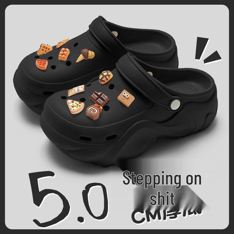 2025 New Summer Women's Crocs: Arch Support, Thick Sole, Eva Outwear, Non-Slip, Soft Sole.