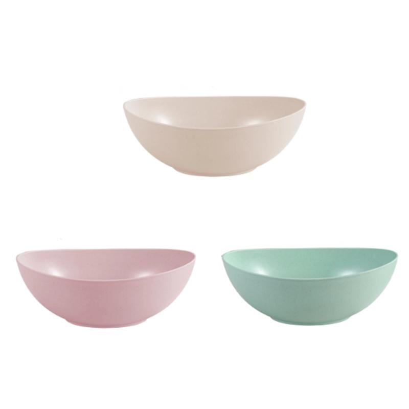 Prosta i przyjazna dla środowiska kreatywna miska na sałatkę, miska na warzywa do użytku domowego, miska na owoce, kuchenna miska na jedzenie do mikrofalówki