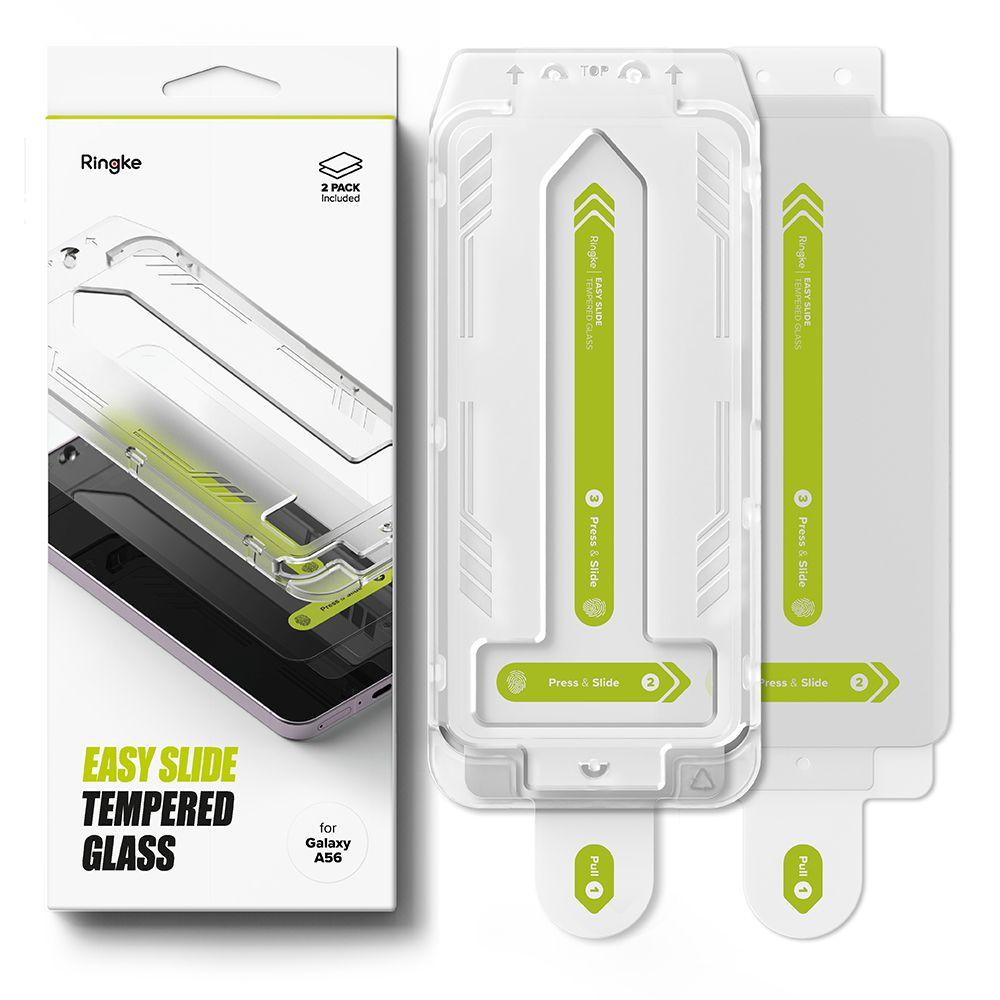 Ringke Easy Slide Hartglas 2er-Pack Galaxy A56 5G Klar